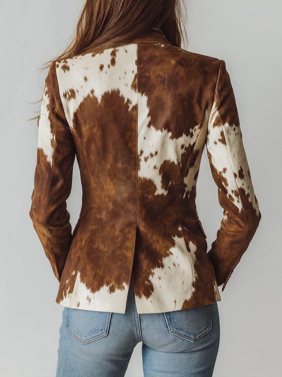 Blazer con Estampado Animal Vintage de Sira Montero