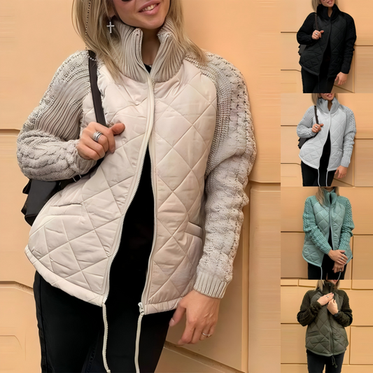 Chaqueta acolchada con mangas de punto de Sira Montero
