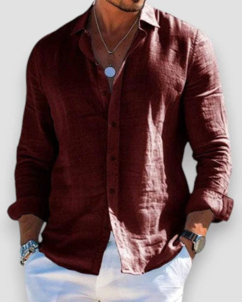 Camisa Informal de Hombre de Sira Montero
