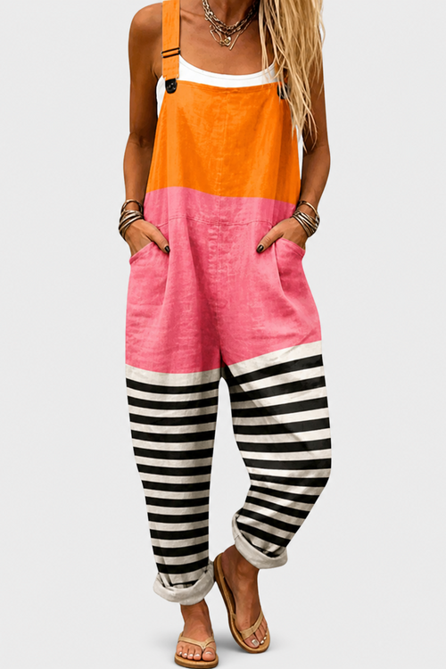 Peto estampado de pierna ancha