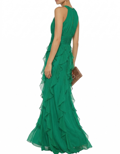 Seraphina™ | Cascading Ruffle Evening Maxi Dress