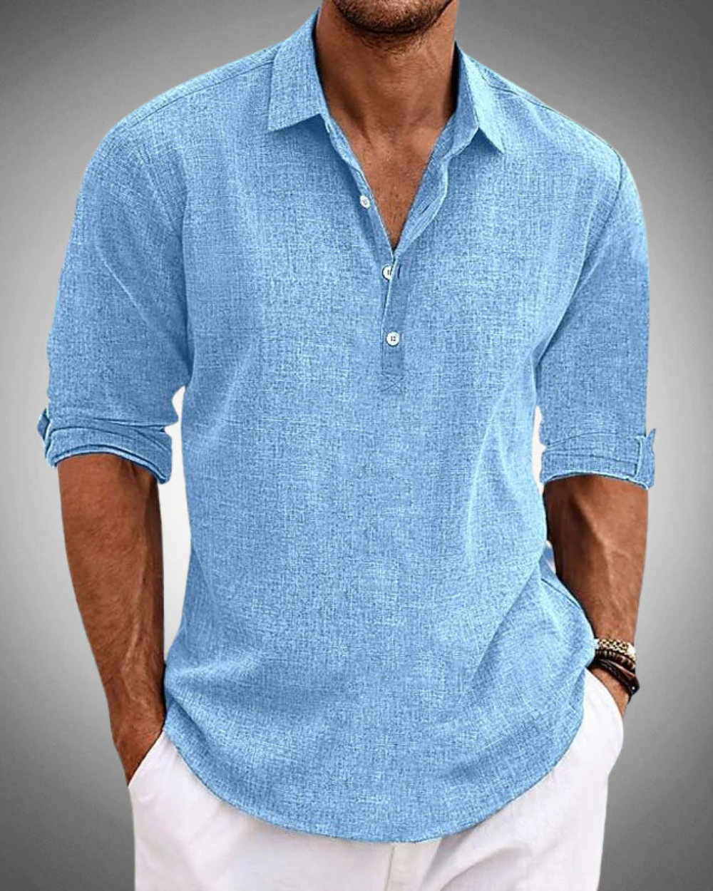 Camisa Clásica de Algodón de Sira Montero