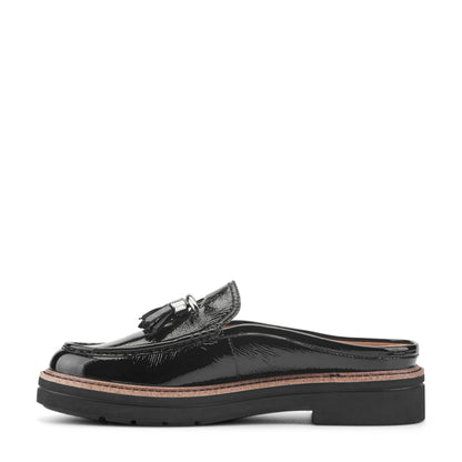 Zarina Tassel Loafer Mules