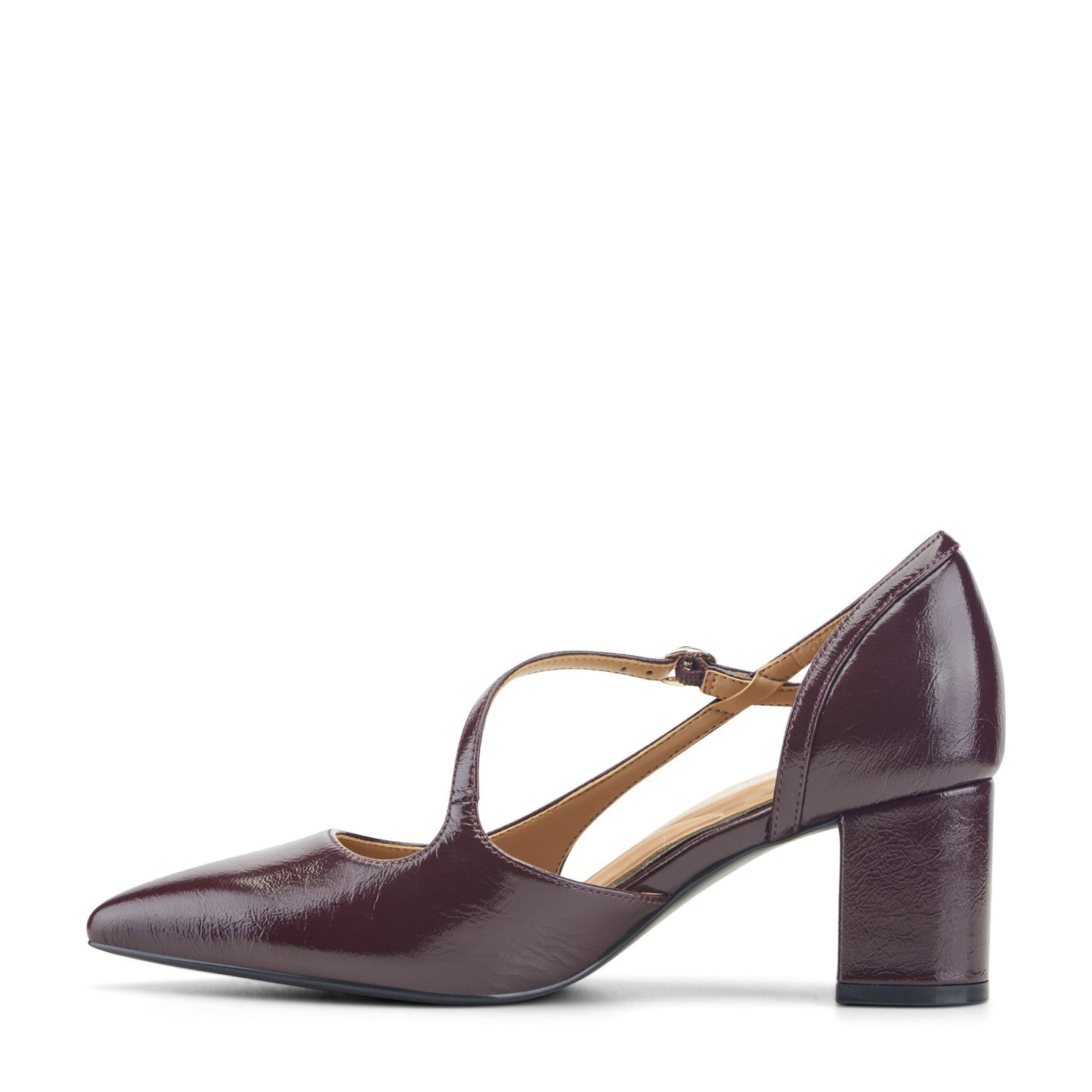 Nerina Asymmetrical Block Heel Pumps