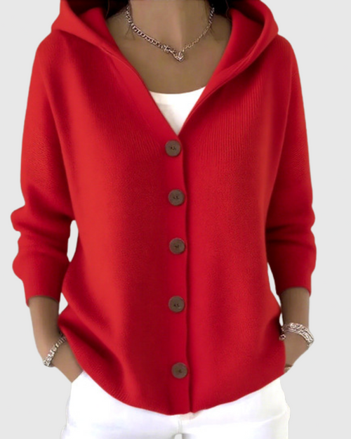 Chaqueta de Punto con Capucha Irene de Sira Montero