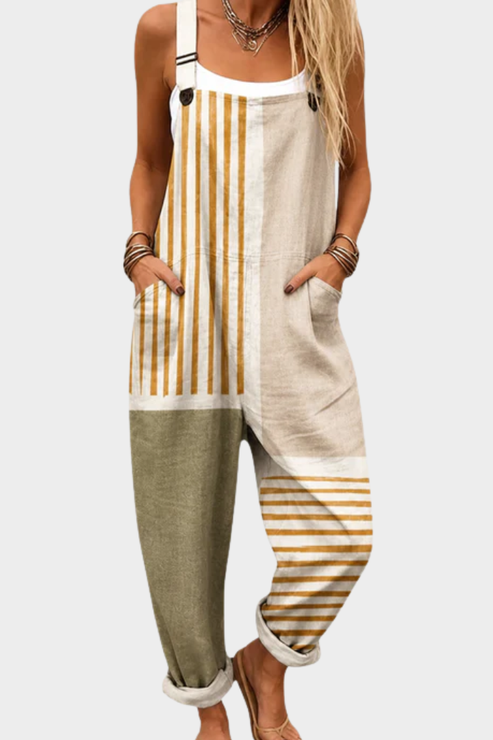 Peto estampado de pierna ancha