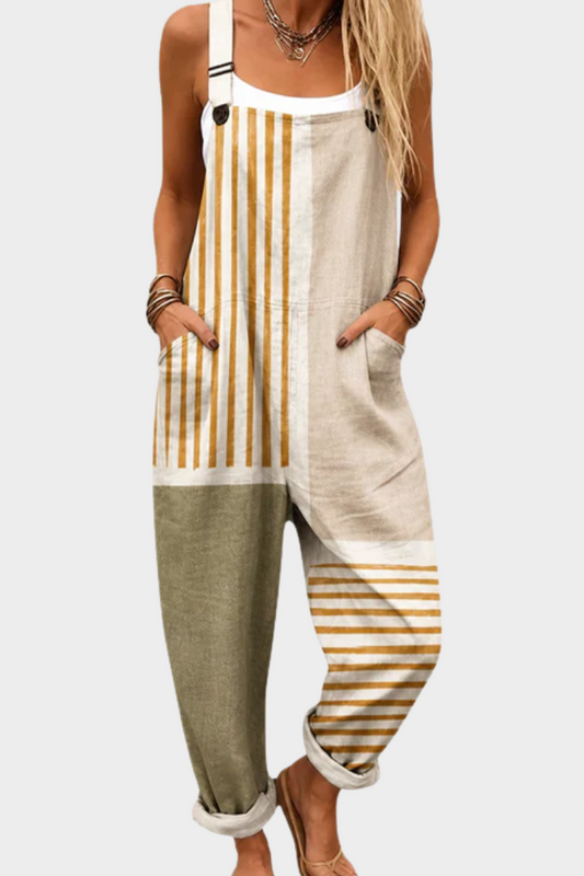 Peto estampado de pierna ancha