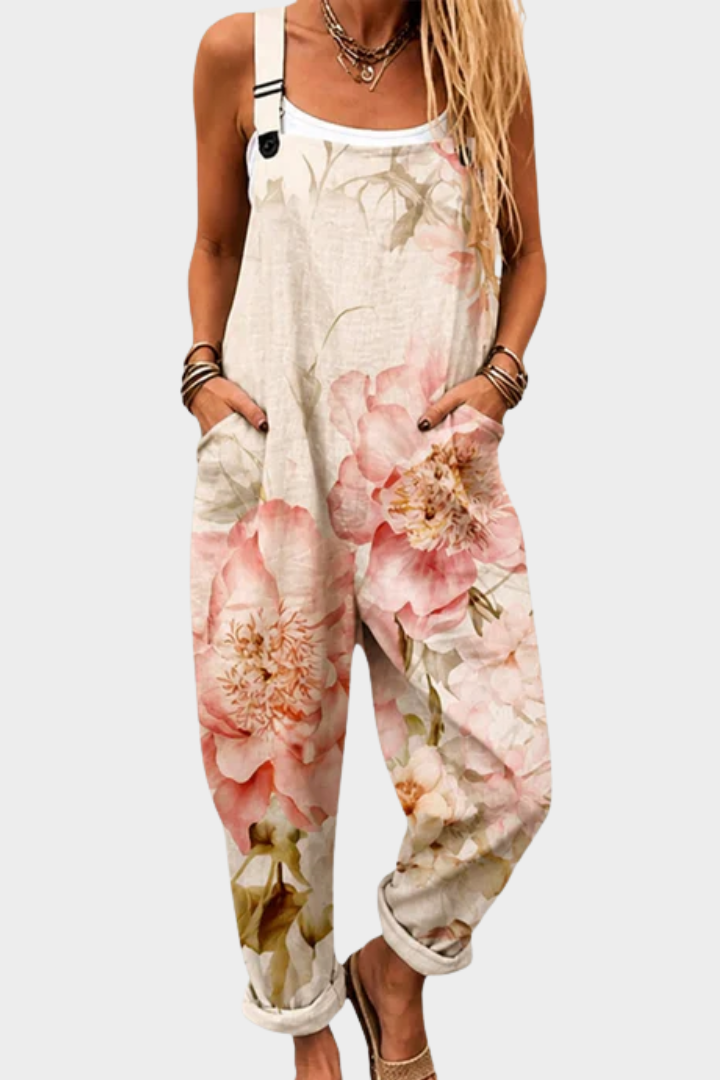 Peto estampado de pierna ancha