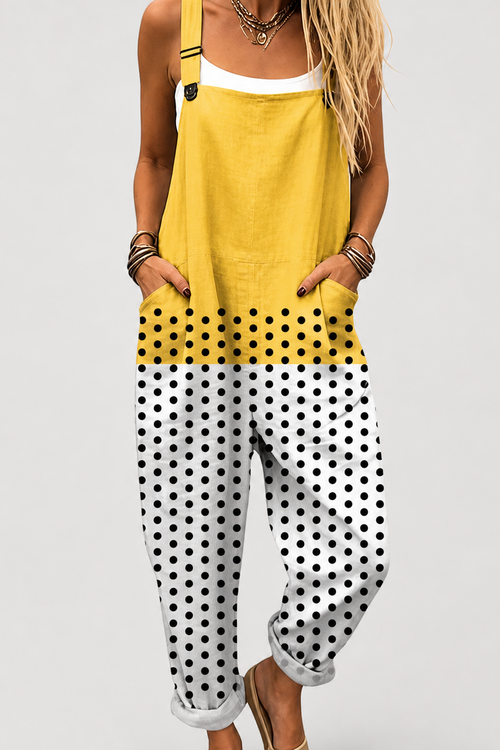 Peto estampado de pierna ancha