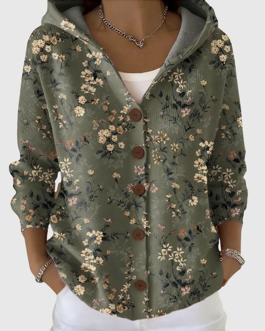 Chaqueta de Punto con Capucha Alba de Sira Montero