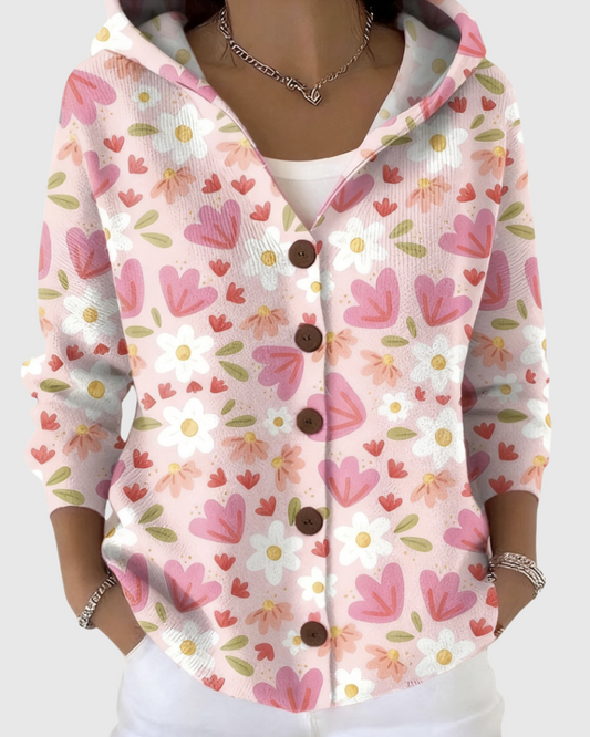 Chaqueta de Punto con Capucha Nuria de Sira Montero