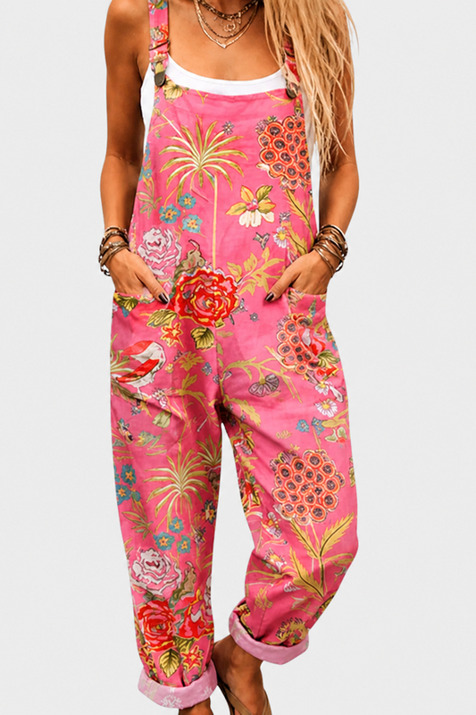 Peto estampado de pierna ancha
