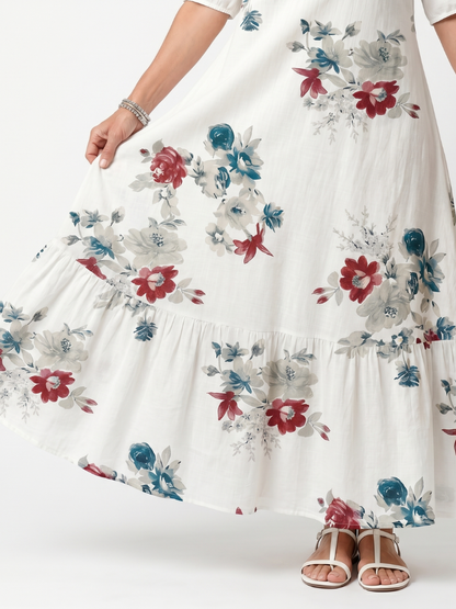Emmeline™ | Cottage Garden Midi Dress