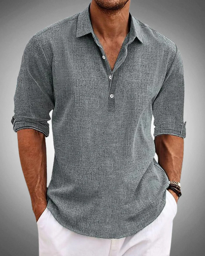 Camisa Clásica de Algodón de Sira Montero