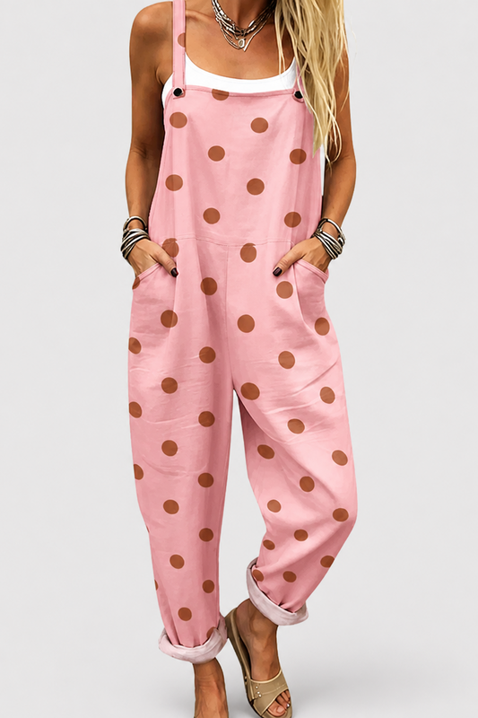 Peto estampado de pierna ancha