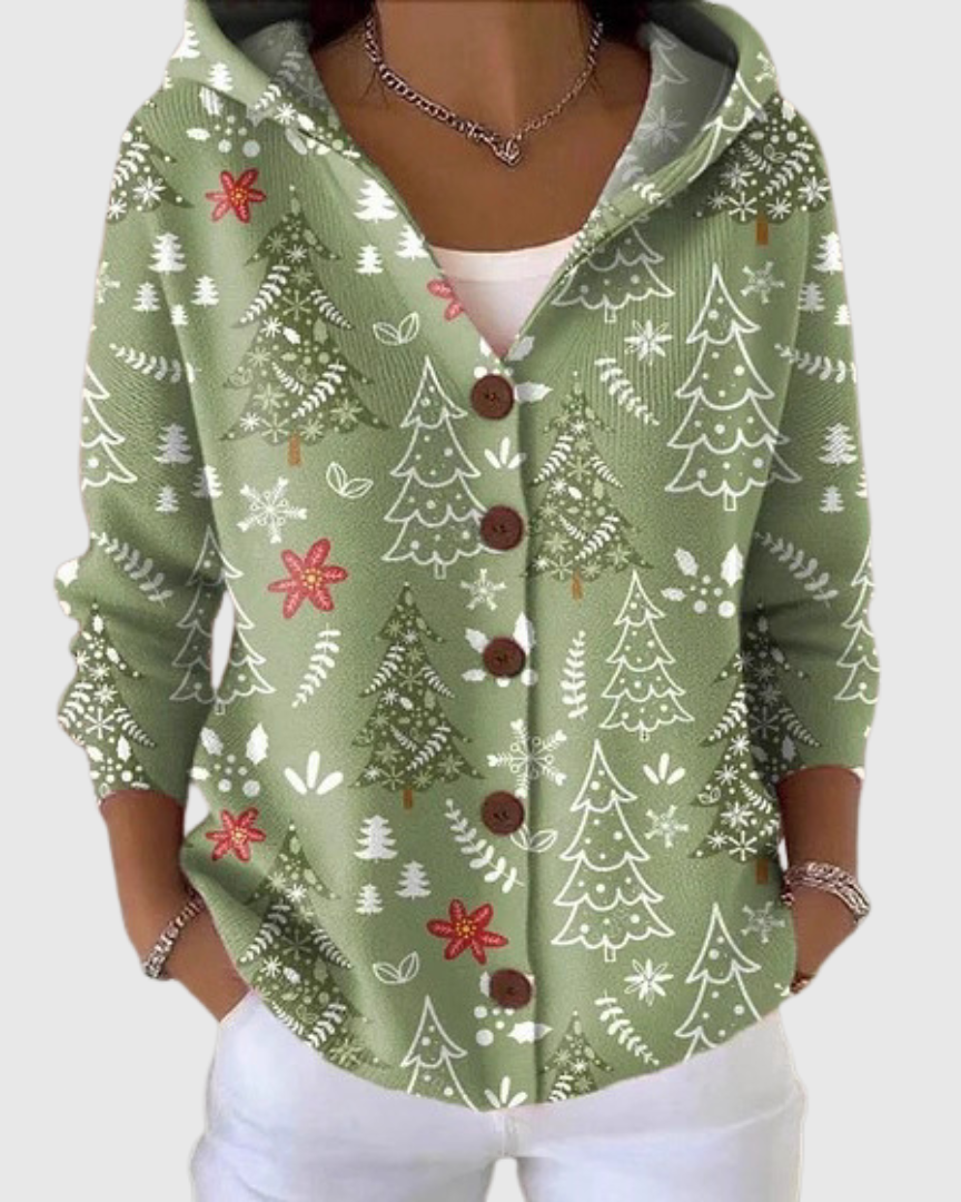 Chaqueta de Punto con Capucha Rocío de Sira Montero