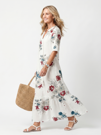Emmeline™ | Cottage Garden Midi Dress