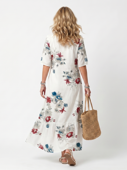 Emmeline™ | Cottage Garden Midi Dress