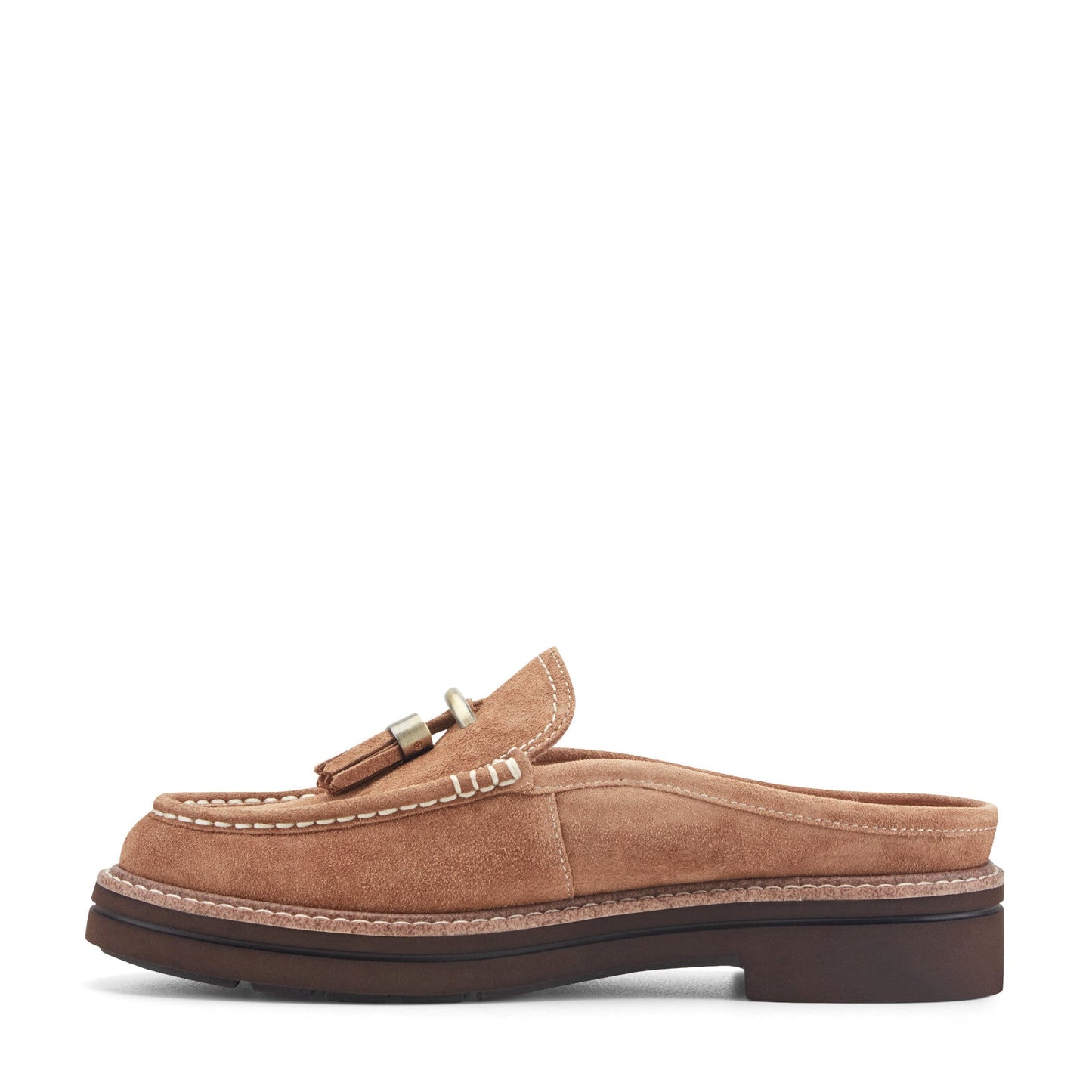 Zarina Tassel Loafer Mules