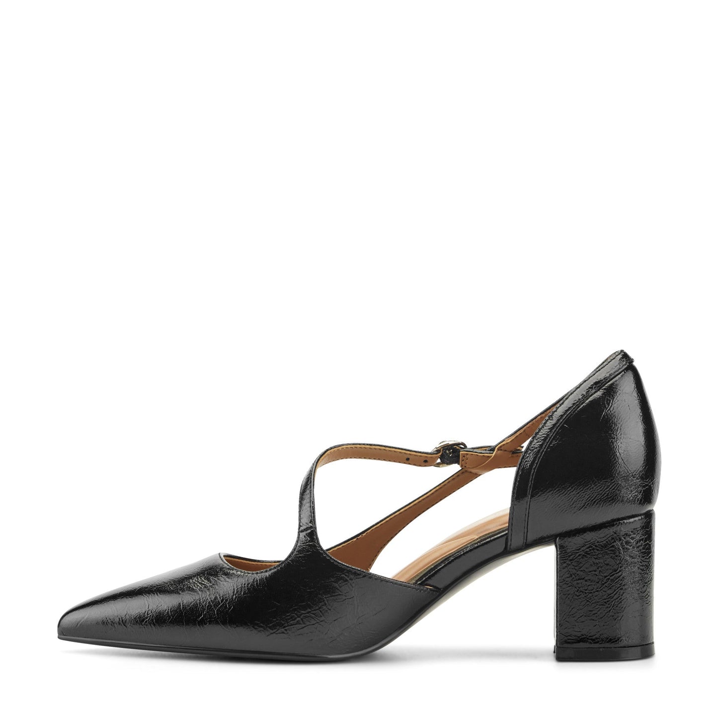 Nerina Asymmetrical Block Heel Pumps