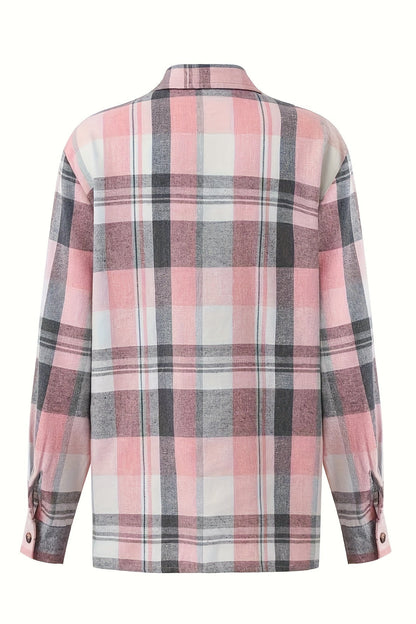 SIRA MONTERO | Camisa de verano de manga larga para mujer - Rosa