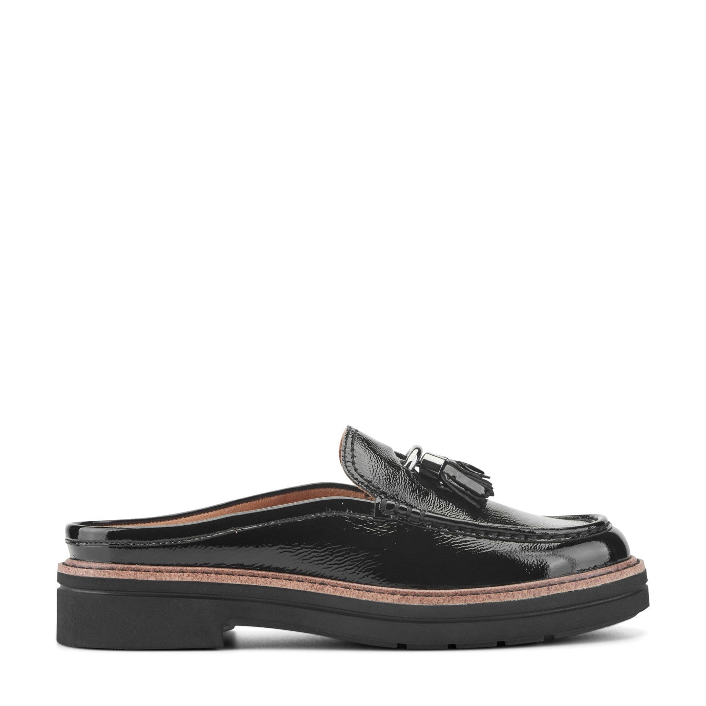 Zarina Tassel Loafer Mules