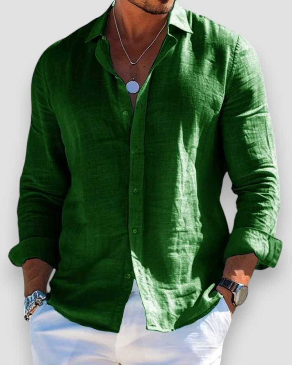 Camisa Informal de Hombre de Sira Montero