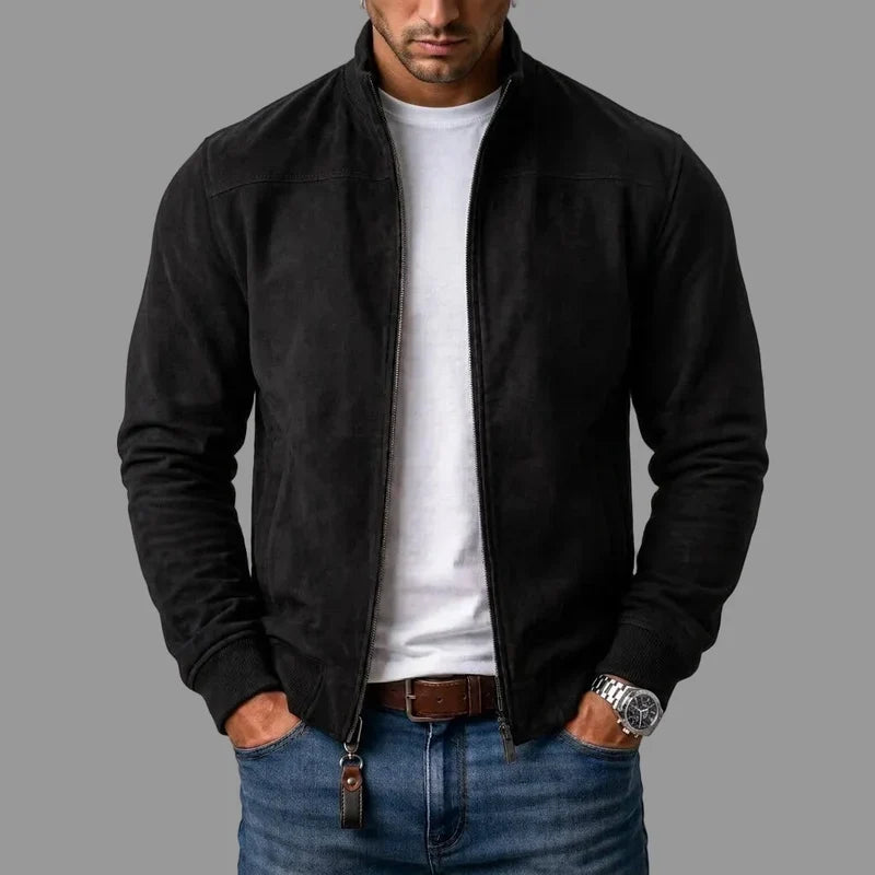 Chaqueta bomber con cuello estructurado de Sira Montero