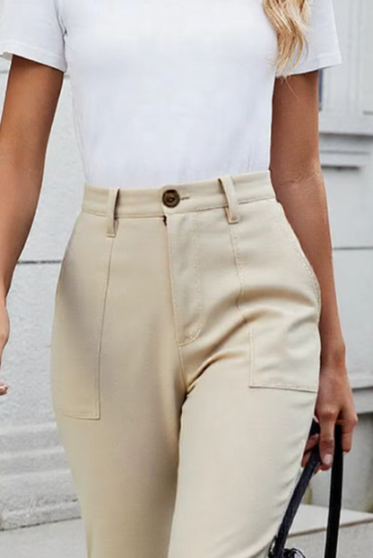 Pantalone capri cargo da donna