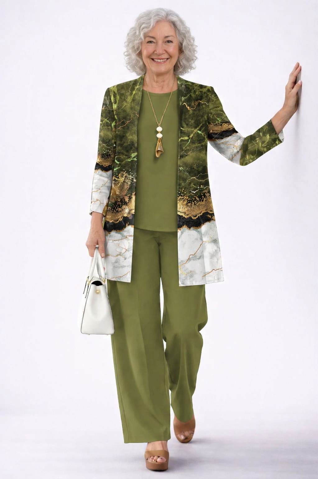 Conjunto de Tres Piezas · Verde de Sira Montero