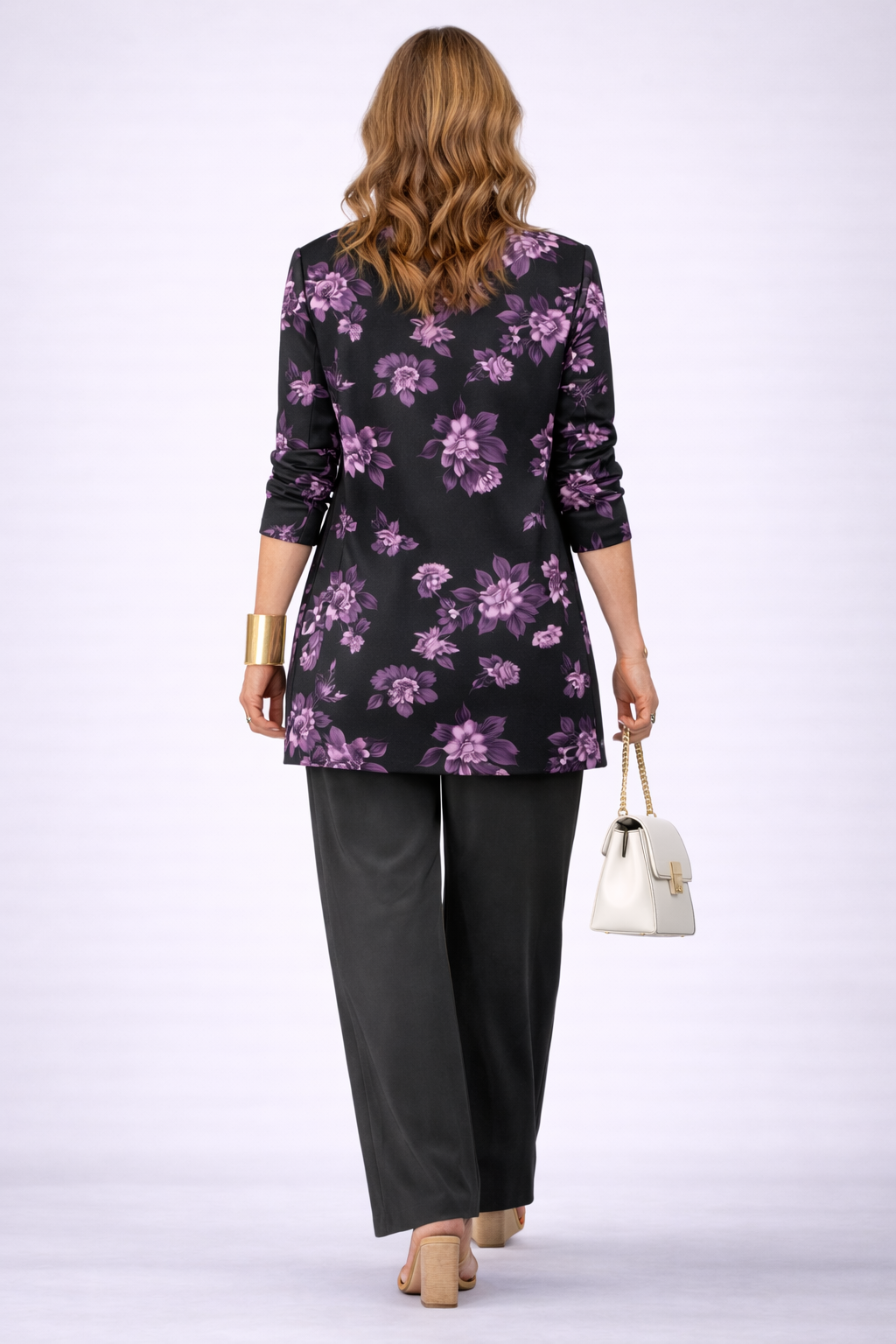 Conjunto de Tres Piezas · Morado y Negro de Sira Montero