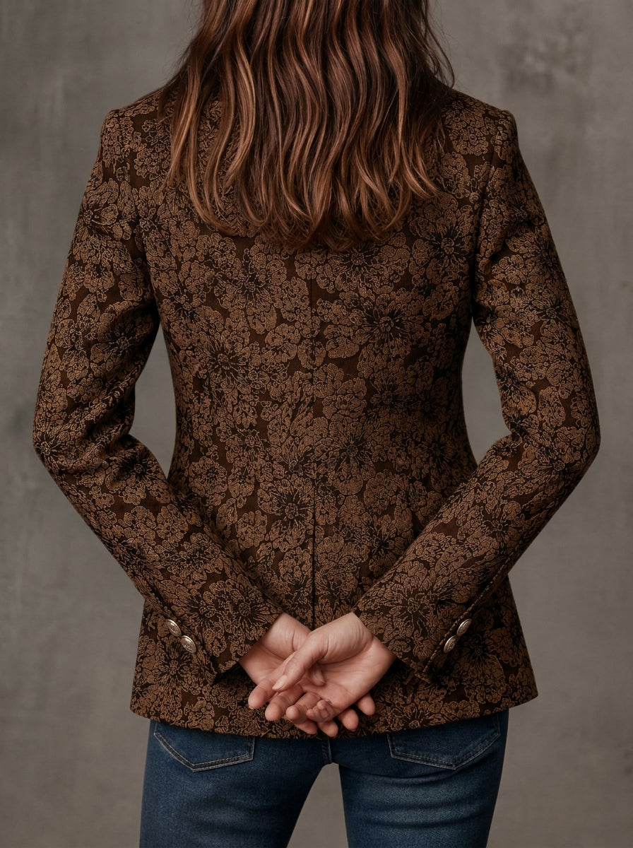 Blazer de Jacquard Paisley de Sira Montero