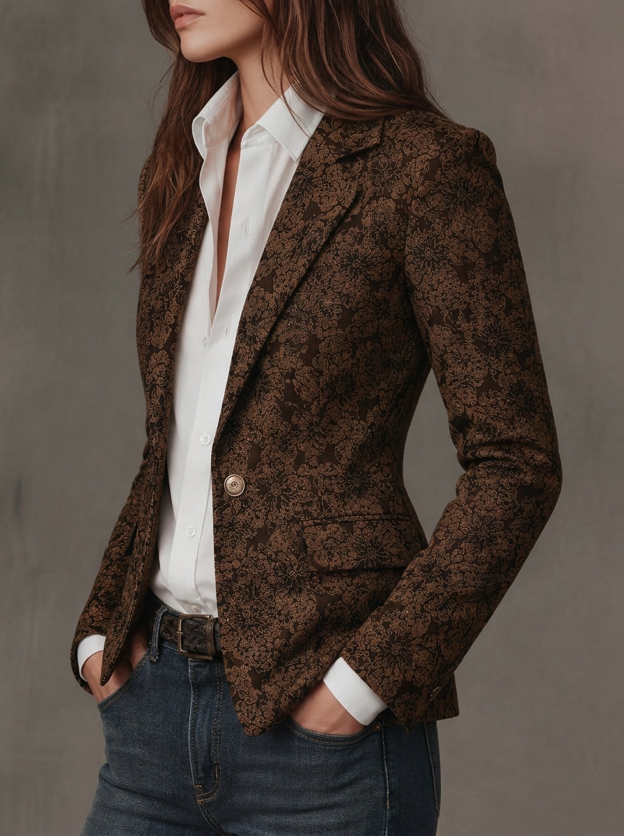 Blazer de Jacquard Paisley de Sira Montero