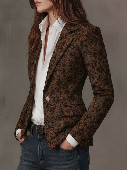 Blazer de Jacquard Paisley de Sira Montero