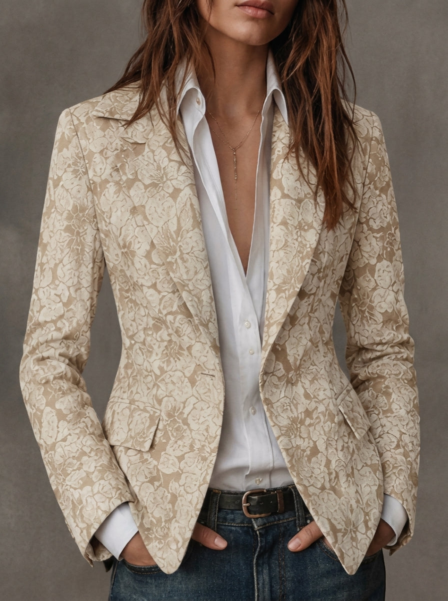 Blazer de Jacquard Paisley de Sira Montero