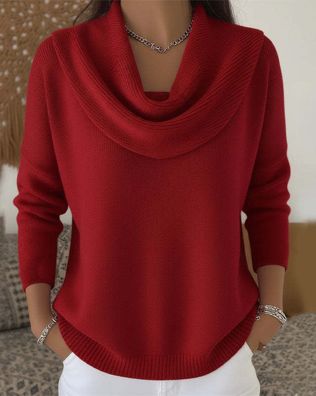 Jersey de Cuello Drapeado de Sira Montero