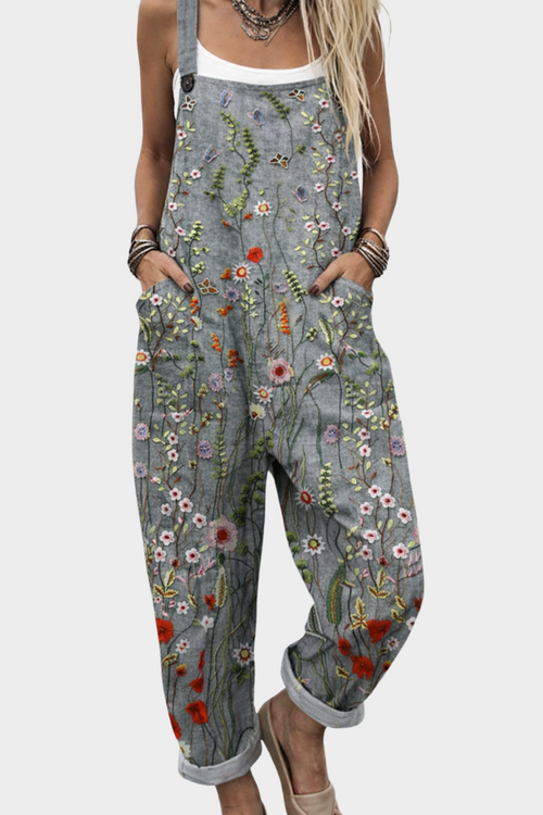 Peto estampado de pierna ancha