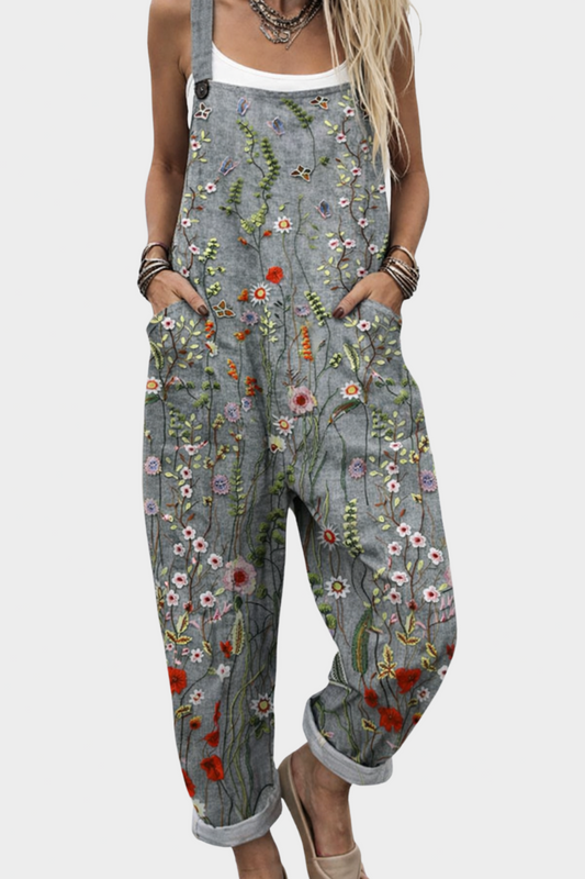 Peto estampado de pierna ancha