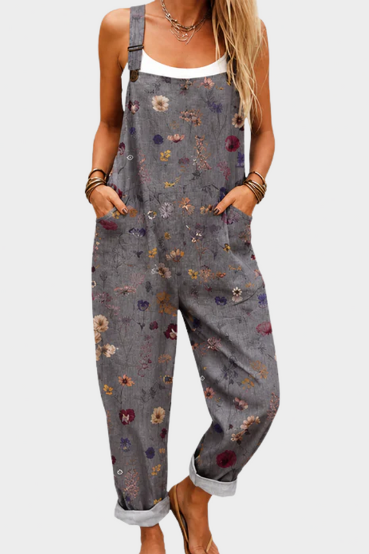 Peto estampado de pierna ancha