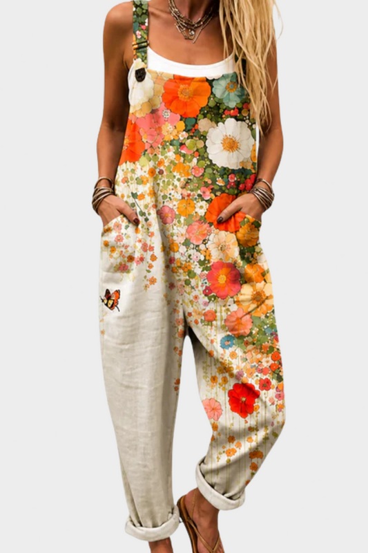 Peto estampado de pierna ancha