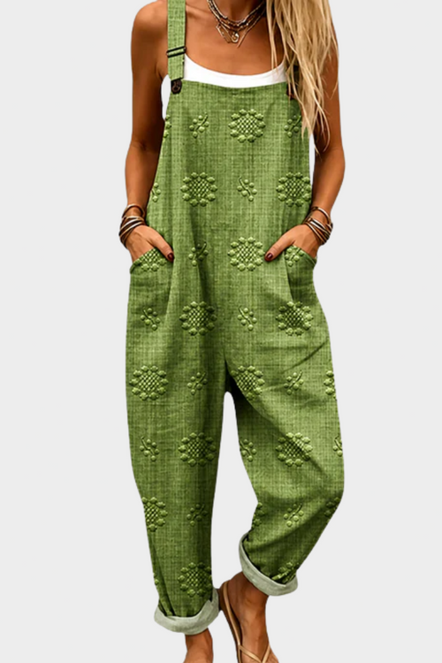 Peto estampado de pierna ancha