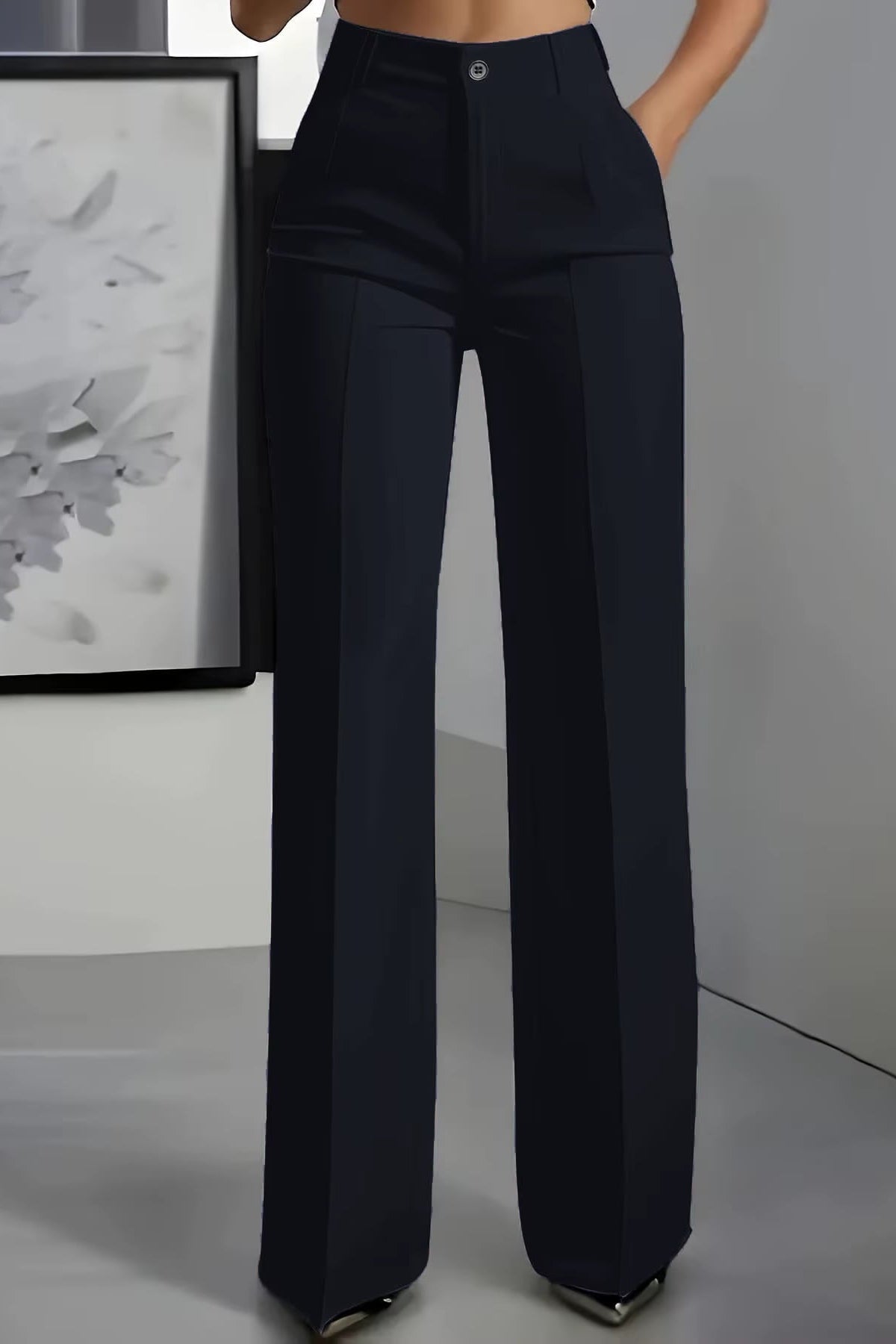 Pantalones de Corte Recto