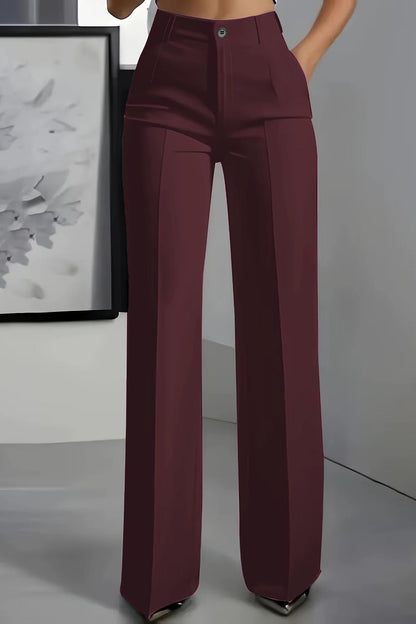 Pantalones de Corte Recto