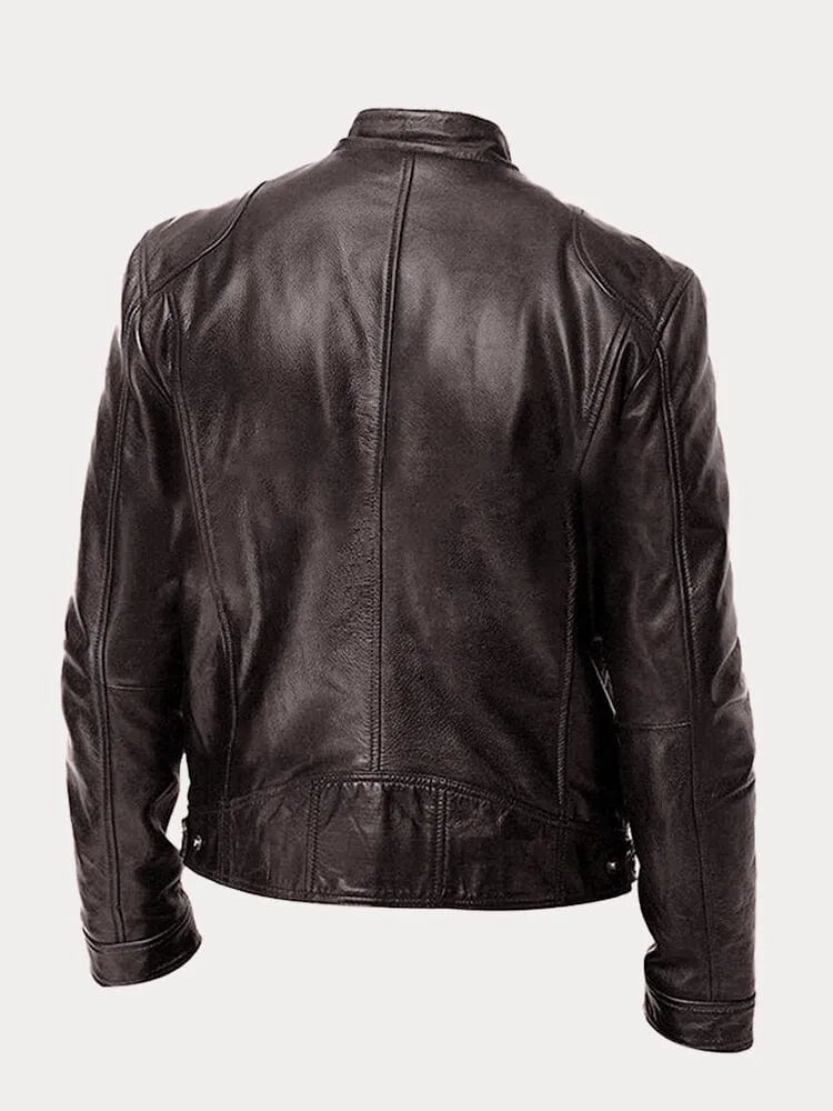 Chaqueta Efecto Cuero de Sira Montero