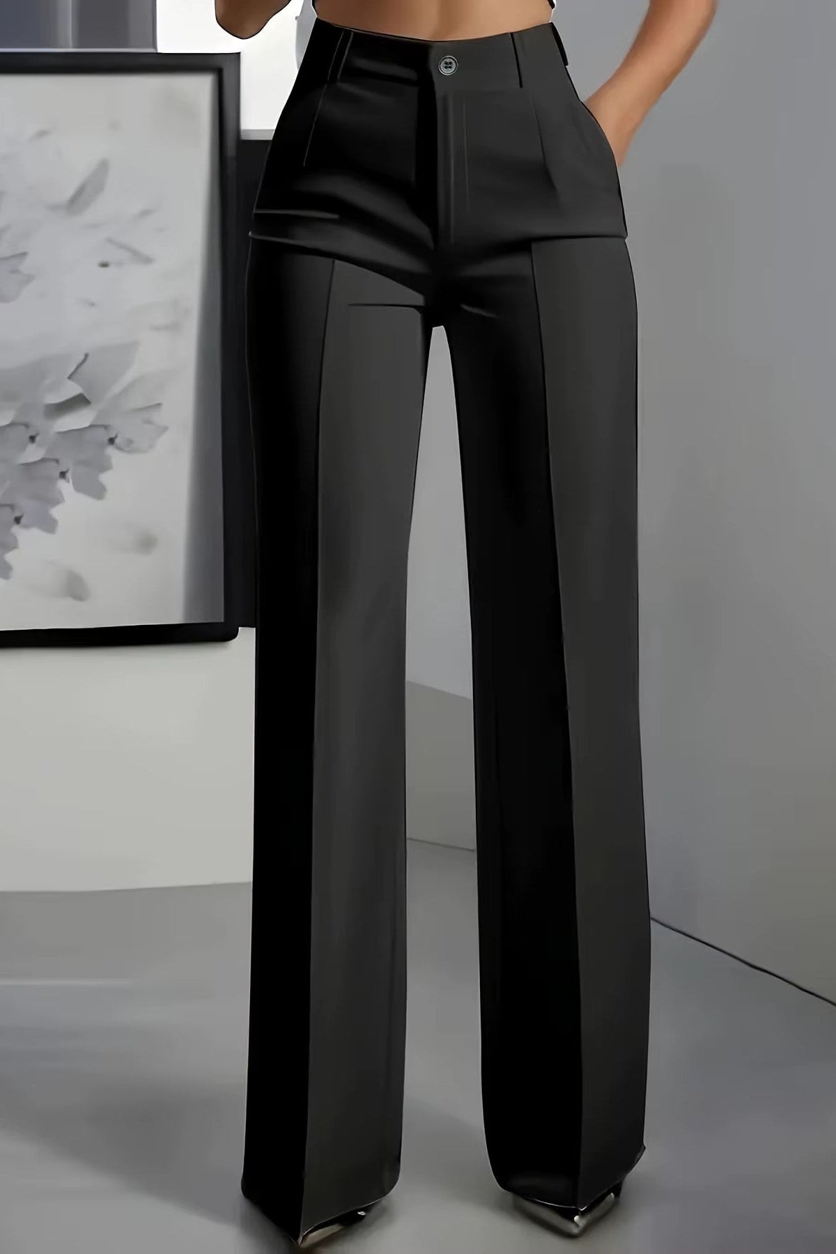 Pantalones de Corte Recto