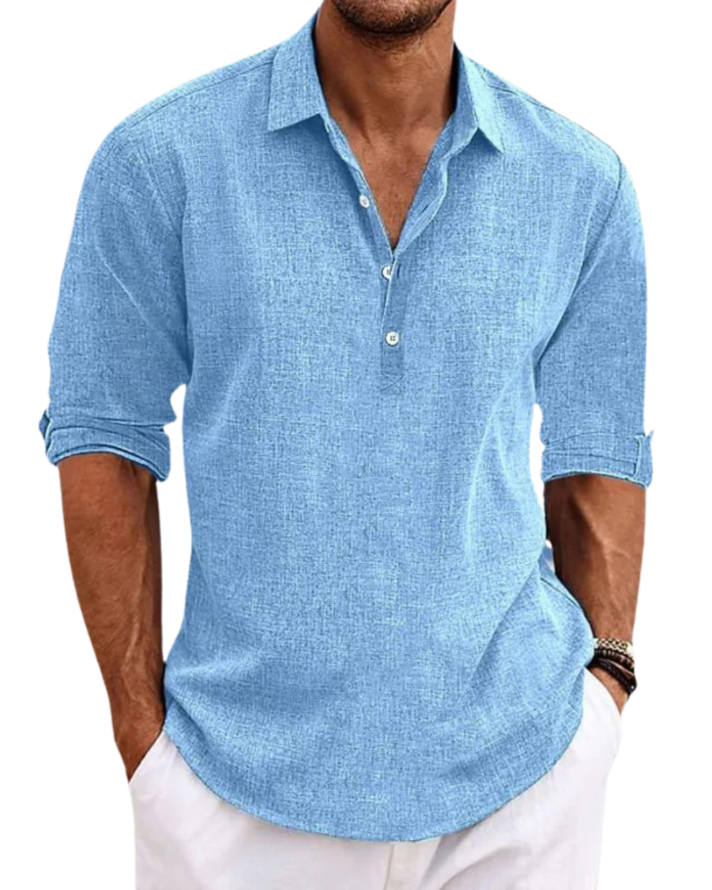 Camisa Clásica de Algodón de Sira Montero