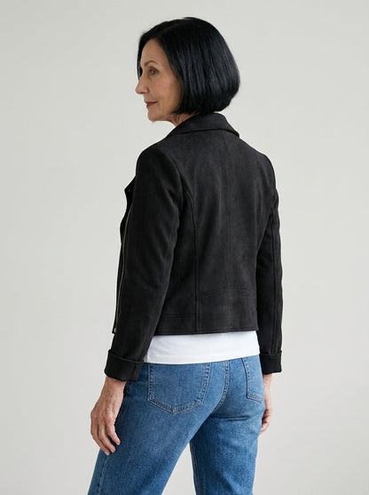 Chaqueta de Ante Sintético con Botones de Sira Montero