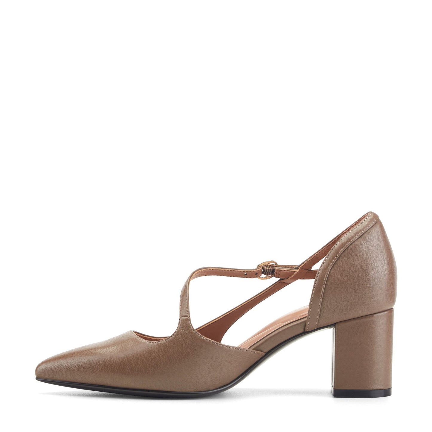 Nerina Asymmetrical Block Heel Pumps