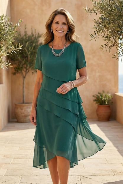 Vestido Midi de Volantes de Sira Montero