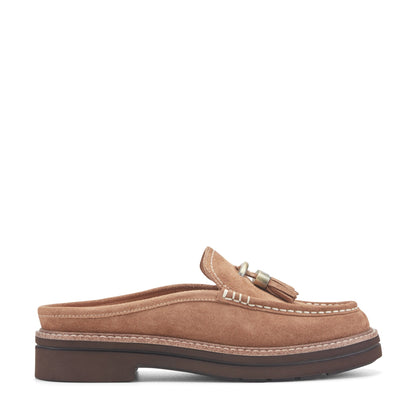 Zarina Tassel Loafer Mules
